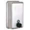 Alpine Industries 1200 ml Vertical Manual Surface-Mounted SS Liquid Soap Dispenser 423-SSB - alternate 1